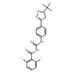 Benzamide, N-[[[4-[5-(1,1-dimethylethyl)-4,5-dihydro-3-isoxazolyl]phenyl]amino]carbonyl]-2,6-difluoro-