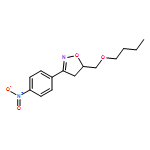 Isoxazole, 5-(butoxymethyl)-4,5-dihydro-3-(4-nitrophenyl)-