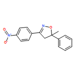 Isoxazole, 4,5-dihydro-5-methyl-3-(4-nitrophenyl)-5-phenyl-