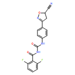 Benzamide, N-[[[4-(5-cyano-4,5-dihydro-3-isoxazolyl)phenyl]amino]carbonyl]-2,6-difluoro-