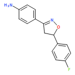 Benzenamine, 4-[5-(4-fluorophenyl)-4,5-dihydro-3-isoxazolyl]-