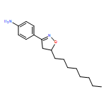 Benzenamine, 4-(4,5-dihydro-5-octyl-3-isoxazolyl)-