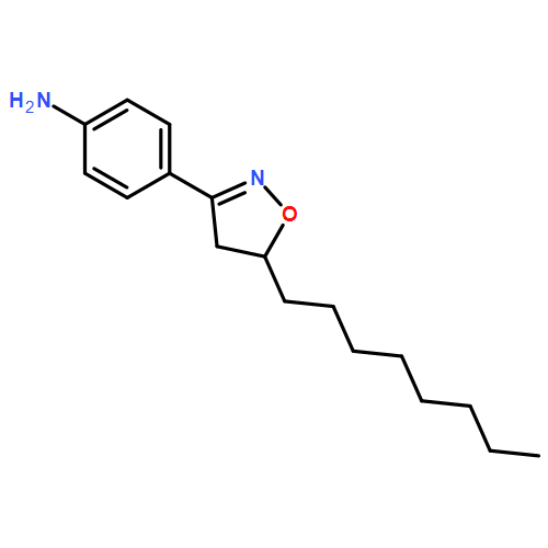 Benzenamine, 4-(4,5-dihydro-5-octyl-3-isoxazolyl)-