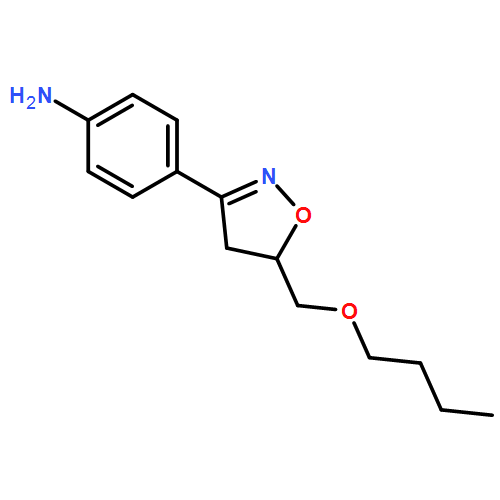 Benzenamine, 4-[5-(butoxymethyl)-4,5-dihydro-3-isoxazolyl]-