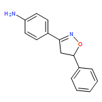 Benzenamine, 4-(4,5-dihydro-5-phenyl-3-isoxazolyl)-