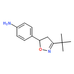 Benzenamine, 4-[3-(1,1-dimethylethyl)-4,5-dihydro-5-isoxazolyl]-