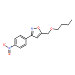 Isoxazole, 5-(butoxymethyl)-3-(4-nitrophenyl)-