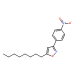 Isoxazole, 3-(4-nitrophenyl)-5-octyl-