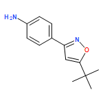 Benzenamine, 4-[5-(1,1-dimethylethyl)-3-isoxazolyl]-