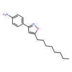 Benzenamine, 4-(5-octyl-3-isoxazolyl)-