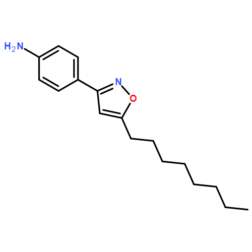 Benzenamine, 4-(5-octyl-3-isoxazolyl)-