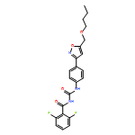 Benzamide, N-[[[4-[5-(butoxymethyl)-3-isoxazolyl]phenyl]amino]carbonyl]-2,6-difluoro-