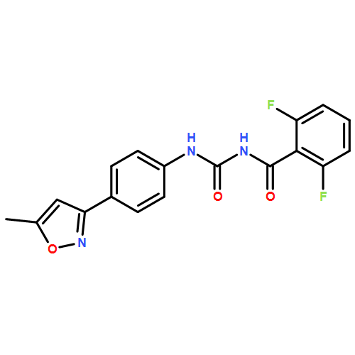 Benzamide, 2,6-difluoro-N-[[[4-(5-methyl-3-isoxazolyl)phenyl]amino]carbonyl]-