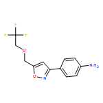 Benzenamine, 4-[5-[(2,2,2-trifluoroethoxy)methyl]-3-isoxazolyl]-