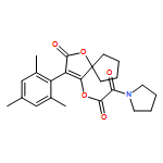 1-Pyrrolidineacetic acid, α-oxo-, 2-oxo-3-(2,4,6-trimethylphenyl)-1-oxaspiro[4.4]non-3-en-4-yl ester