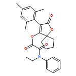 Acetic acid, 2-(ethylphenylamino)-2-oxo-, 2-oxo-3-(2,4,6-trimethylphenyl)-1-oxaspiro[4.4]non-3-en-4-yl ester