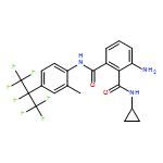 1,2-Benzenedicarboxamide, 3-amino-N2-cyclopropyl-N1-[2-methyl-4-[1,2,2,2-tetrafluoro-1-(trifluoromethyl)ethyl]phenyl]-