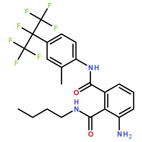 1,2-Benzenedicarboxamide, 3-amino-N2-butyl-N1-[2-methyl-4-[1,2,2,2-tetrafluoro-1-(trifluoromethyl)ethyl]phenyl]-