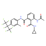 1,2-Benzenedicarboxamide, 3-(acetylamino)-N2-cyclopropyl-N1-[2-methyl-4-[1,2,2,2-tetrafluoro-1-(trifluoromethyl)ethyl]phenyl]-