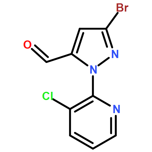 1H-Pyrazole-5-carboxaldehyde, 3-bromo-1-(3-chloro-2-pyridinyl)-