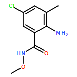 Benzamide, 2-amino-5-chloro-N-methoxy-3-methyl-