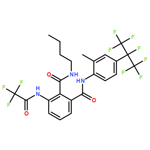 1,2-Benzenedicarboxamide, N2-butyl-N1-[2-methyl-4-[1,2,2,2-tetrafluoro-1-(trifluoromethyl)ethyl]phenyl]-3-[(2,2,2-trifluoroacetyl)amino]-