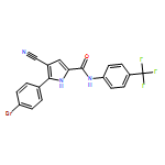 1H-Pyrrole-2-carboxamide, 5-(4-bromophenyl)-4-cyano-N-[4-(trifluoromethyl)phenyl]-