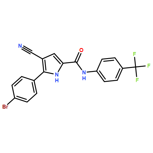 1H-Pyrrole-2-carboxamide, 5-(4-bromophenyl)-4-cyano-N-[4-(trifluoromethyl)phenyl]-