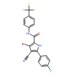 1H-Pyrrole-2-carboxamide, 3-bromo-5-(4-chlorophenyl)-4-cyano-N-[4-(trifluoromethyl)phenyl]-