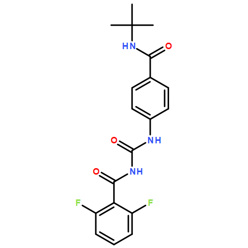 Benzamide, N-[[[4-[[(1,1-dimethylethyl)amino]carbonyl]phenyl]amino]carbonyl]-2,6-difluoro-