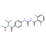 Benzamide, 4-[[[(2,6-difluorobenzoyl)amino]carbonyl]amino]-N,N-bis(1-methylethyl)-