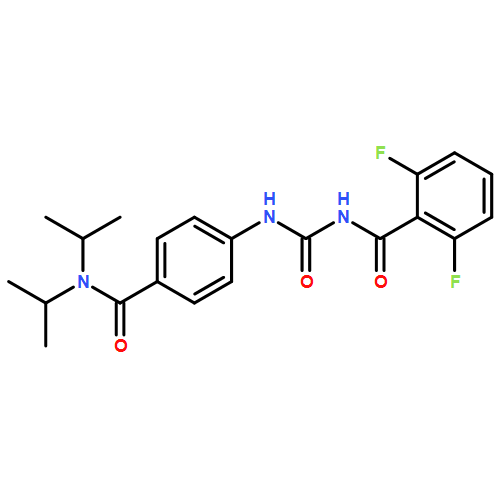 Benzamide, 4-[[[(2,6-difluorobenzoyl)amino]carbonyl]amino]-N,N-bis(1-methylethyl)-