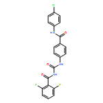 Benzamide, N-[[[4-[[(4-chlorophenyl)amino]carbonyl]phenyl]amino]carbonyl]-2,6-difluoro-