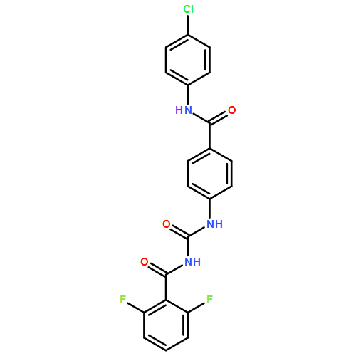 Benzamide, N-[[[4-[[(4-chlorophenyl)amino]carbonyl]phenyl]amino]carbonyl]-2,6-difluoro-