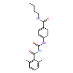 Benzamide, N-[[[4-[(butylamino)carbonyl]phenyl]amino]carbonyl]-2,6-difluoro-