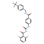 Benzamide, N-[[[4-[[[[4-(1,1-dimethylethyl)phenyl]methyl]amino]carbonyl]phenyl]amino]carbonyl]-2,6-difluoro-