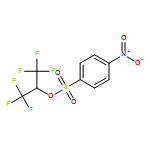 Benzenesulfonic acid, 4-nitro-, 2,2,2-trifluoro-1-(trifluoromethyl)ethyl ester