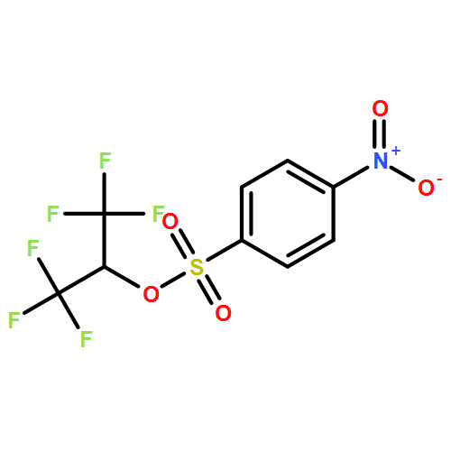 Benzenesulfonic acid, 4-nitro-, 2,2,2-trifluoro-1-(trifluoromethyl)ethyl ester