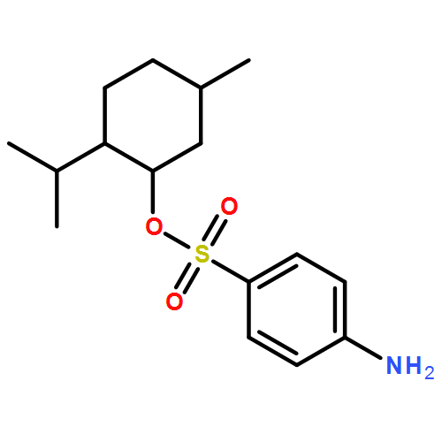 Benzenesulfonic acid, 4-amino-, 5-methyl-2-(1-methylethyl)cyclohexyl ester