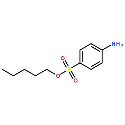 Benzenesulfonic acid, 4-amino-, pentyl ester