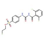 Benzenesulfonic acid, 4-[[[(2,6-difluorobenzoyl)amino]carbonyl]amino]-, 2-fluoroethyl ester