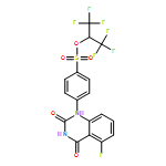 Benzenesulfonic acid, 4-[[[(2,6-difluorobenzoyl)amino]carbonyl]amino]-, 2,2,2-trifluoro-1-(trifluoromethyl)ethyl ester