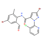 1H-Pyrazole-5-carboxamide, 3-bromo-N-(4-bromo-2-formyl-6-methylphenyl)-1-(3-chloro-2-pyridinyl)-