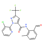 1H-Pyrazole-5-carboxamide, 1-(3-chloro-2-pyridinyl)-N-(2-formyl-6-methylphenyl)-3-(trifluoromethyl)-