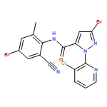 1H-Pyrazole-5-carboxamide, 3-bromo-N-(4-bromo-2-cyano-6-methylphenyl)-1-(3-chloro-2-pyridinyl)-