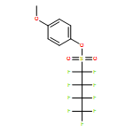 1-Butanesulfonic acid, 1,1,2,2,3,3,4,4,4-nonafluoro-, 4-methoxyphenyl ester