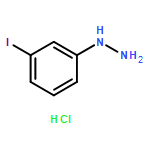 Hydrazine, (3-iodophenyl)-, hydrochloride (1:1)