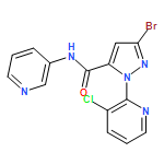 1H-Pyrazole-5-carboxamide, 3-bromo-1-(3-chloro-2-pyridinyl)-N-3-pyridinyl-