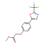 Acetic acid, 2-[4-[5-(trifluoromethyl)-1,3,4-oxadiazol-2-yl]phenoxy]-, methyl ester