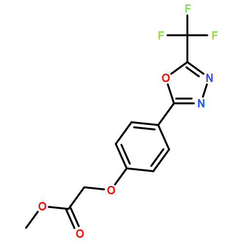 Acetic acid, 2-[4-[5-(trifluoromethyl)-1,3,4-oxadiazol-2-yl]phenoxy]-, methyl ester